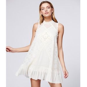 Free people white lace dress